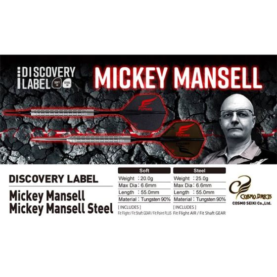 COSMO DARTS DISCOVERY LABEL Mickey Mansell Model [2BA] | AA darts shop