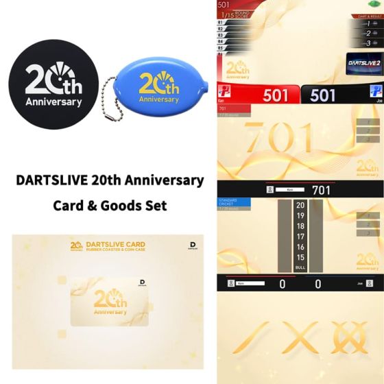 人気を誇る 20th DARTSLIVE Anniversary shop darts AA | Set Goods & Card ダーツ