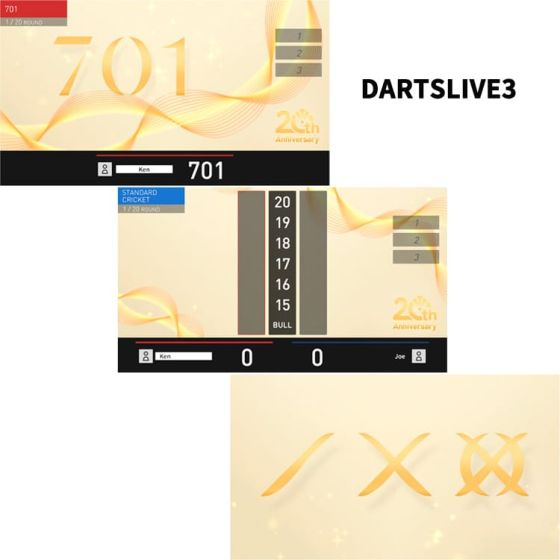 DARTSLIVE 20th Anniversary Card & Goods Set | AA darts shop