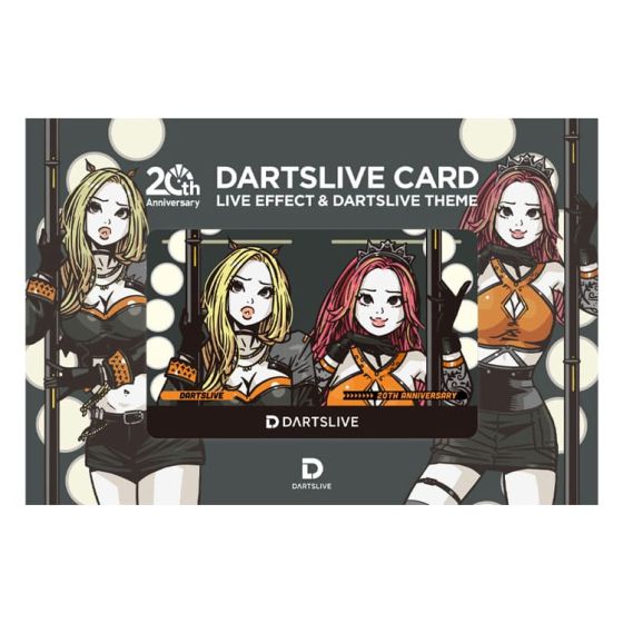 Limited DARTSLIVE 20th Anniversary Card KENTOO (Collab)