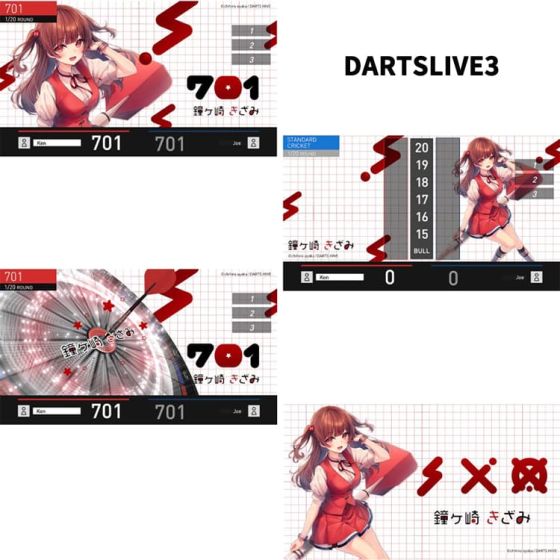 DARTSLIVE 812 Hive Girls 鐘ヶ崎 きざみVer. Card | AA darts shop