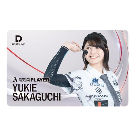 Yukie Sakaguchi DARTSLIVEカード Amazon.co.jp: Darts Drive Card DARTSLIVE PLAYER GOODS 2nd