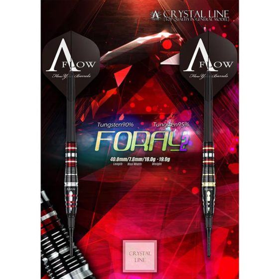 ダーツ DYNASTY A-FLOW CRYSTAL LINE FORAY2 18g DYNASTY A FLOW Crystal Line FORAY2 18g [2BA] | AA darts shop