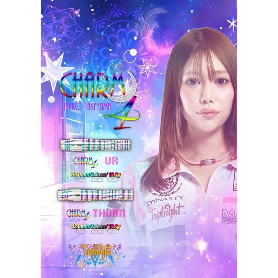 【新品・未使用】DYNASTY TRIPLEIGHT 武山郁子モデル DYNASTY TRIPLEIGHT charm 4 THORN DARTS HIVE Limited 武山郁子