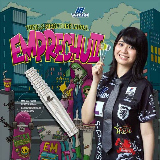 ダーツ EMPRECHU Fusion Yukie Sakaguchi Model Yukie Sakaguchi] EMPRECHU SIESTA Impressions, Q&A, Throwing