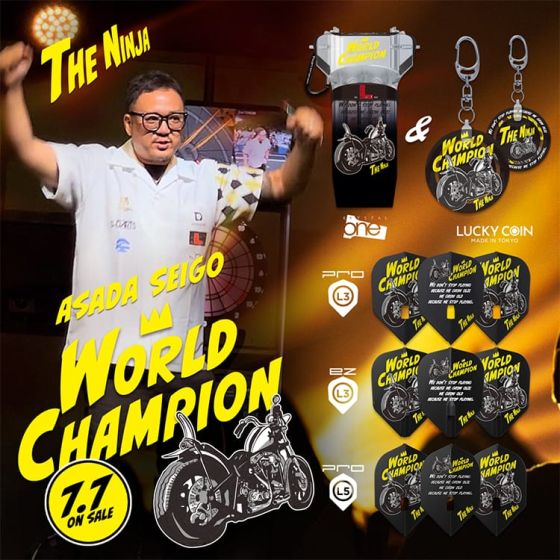 Flight-L PRO 2024 SUPER DARTS CHAMPION 淺田斉吾 (Seigo Asada