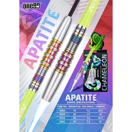 One80 CHAMELEON APATITE 18g [2BA] | AA darts shop
