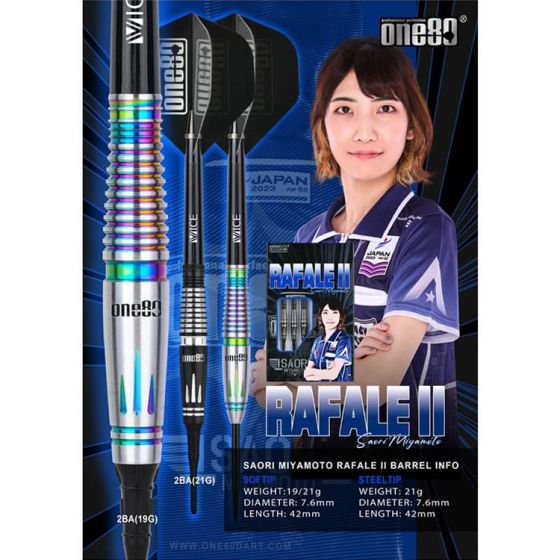 One80 RAFALE2 21g Black 宮本沙織 (Saori Miyamoto) Model [2BA] | AA