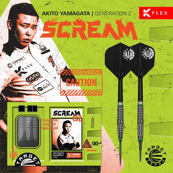 ダーツ TARGET SCREAM AKITO YAMAGATA Model TARGET】PRIME SERIES SCREAM AKITO YAMAGATA Model SWISS POINT