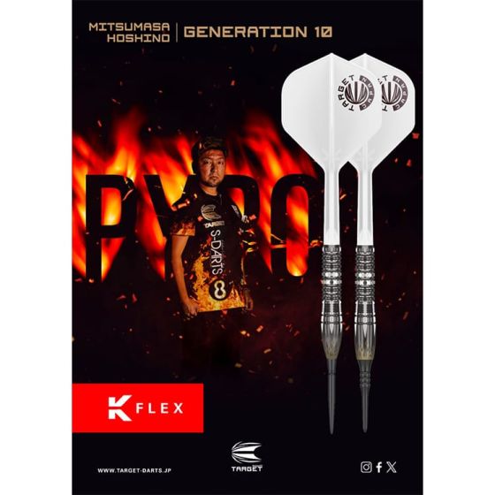 TARGET PYRO G10 MITSUMASA HOSHINO MAX Darts Barrel Mitsumasa