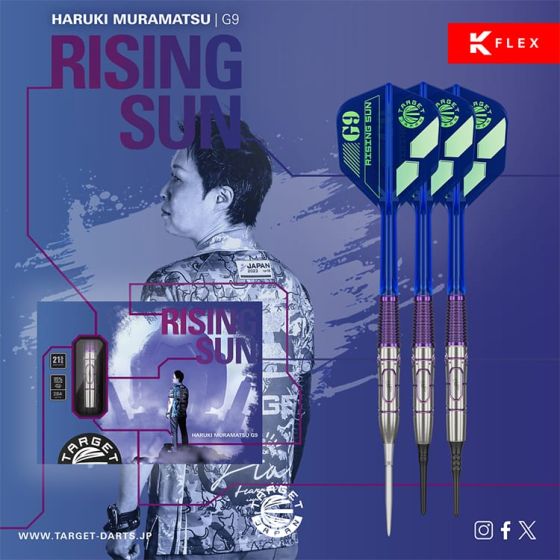 村松治樹 TARGET RISING SUN G9 21g 2BA TARGET RISING SUN G9 村松治樹 (Haruki Muramatsu) Model [2BA