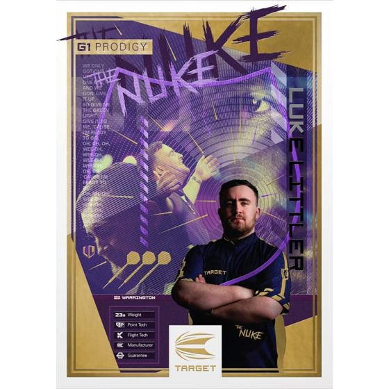 TARGET THE NUKE G1 PRODIGY Luke Littler Model [STEEL] | AA darts shop