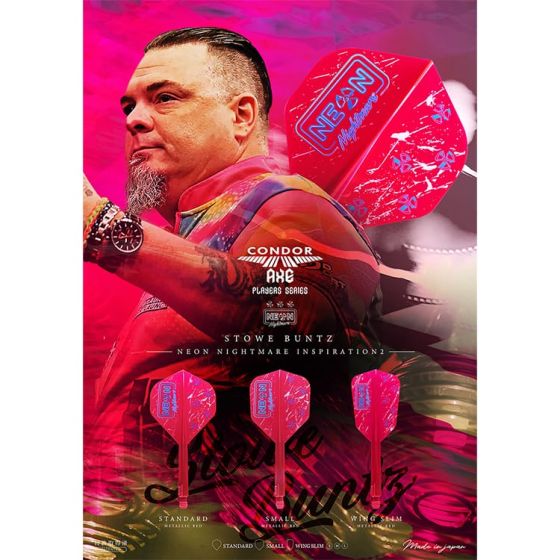 TRiNiDAD CONDOR AXE NEON NIGHTMARE2 Stowe Buntz Model | AA darts shop