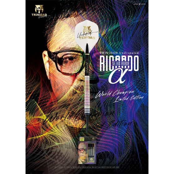 2025年新作アイテムが続々登場 TRiNiDAD Undisputed RICARDO α (Alpha) World Champion Limited ダーツ
