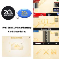 Limited DARTSLIVE 20th Anniversary Card & Goods Set
