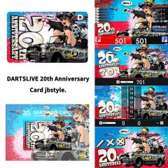 Limited DARTSLIVE 20th Anniversary Card jbstyle. (Collab)