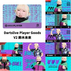 "Limited""DARTSLIVE" PLAYER GOODS V2 鈴木未來 (Mikuru Suzuki) Model Card