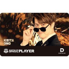 Limited DARTSLIVE PLAYER GOODS V3 小野惠太 (Keita Ono) Card