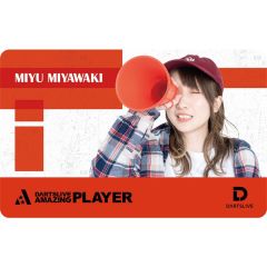 Limited DARTSLIVE PLAYER GOODS V3 宮脇実由 (Miyu Miyawaki) Card