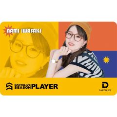 Limited DARTSLIVE PLAYER GOODS V3 岩崎奈美 (Nami Iwasaki) Card