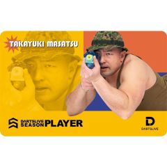 Limited DARTSLIVE PLAYER GOODS V3 正津貴之 (Takayuki Masatsu) Card