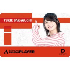 Limited DARTSLIVE PLAYER GOODS V3 坂口優希惠 (Yukie Sakaguchi) Card