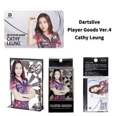 Limited DARTSLIVE PLAYER GOODS V4 Cathy Leung Model Card and Metal Plate (Back-order)