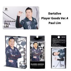 Limited DARTSLIVE PLAYER GOODS V4 Paul Lim Model Card and Metal Plate (Back-order)