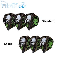 Fit Flight AIR Printed Series Evil A D Black (Green) [Standard/Shape]