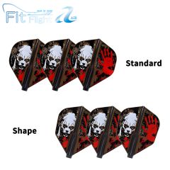 Fit Flight AIR Printed Series Evil B D Black (Red) [Standard/Shape]