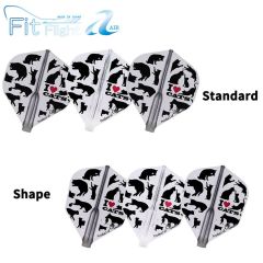 "Fit Flight AIR" COSMO DARTS Printed Series I LOVE CATS MIX [Standard/Shape]