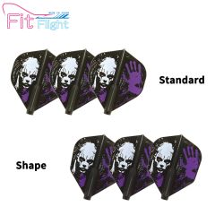Fit Flight Printed Series Evil C D Black (Purple) [Standard/Shape]