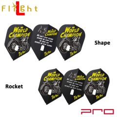 Flight-L PRO 2024 SUPER DARTS CHAMPION 淺田斉吾 (Seigo Asada) Model [Shape/Rocket]