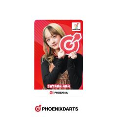 Limited PHOENicA 2026 PHOENIXDARTS Official Player 阿嘉紗香 (Sayaka Aka) Private Clothing Card