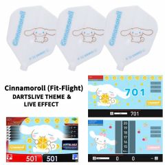 "Limited" Fit Flight Sanrio characters Flight with DARTSLIVE THEME ＆ LIVE EFFECT - Cinnamoroll