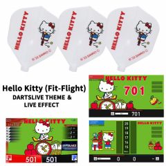 "Limited" Fit Flight Sanrio characters Flight with DARTSLIVE THEME ＆ LIVE EFFECT - Hello Kitty