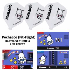 "Limited" Fit Flight Sanrio characters Flight with DARTSLIVE THEME ＆ LIVE EFFECT - Pochacco