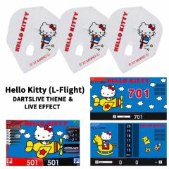 "Limited" Flight-L Sanrio characters Flight with DARTSLIVE THEME ＆ LIVE EFFECT - Hello Kitty