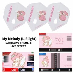 "Limited" Flight-L Sanrio characters Flight with DARTSLIVE THEME ＆ LIVE EFFECT - My Melody