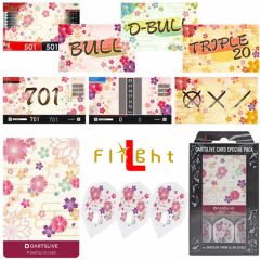 "DARTSLIVE" L-Flight PRO Special Pack CARD [Sakura(櫻)]
